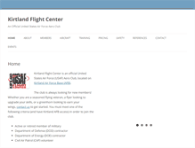 Tablet Screenshot of kirtlandflightcenter.org